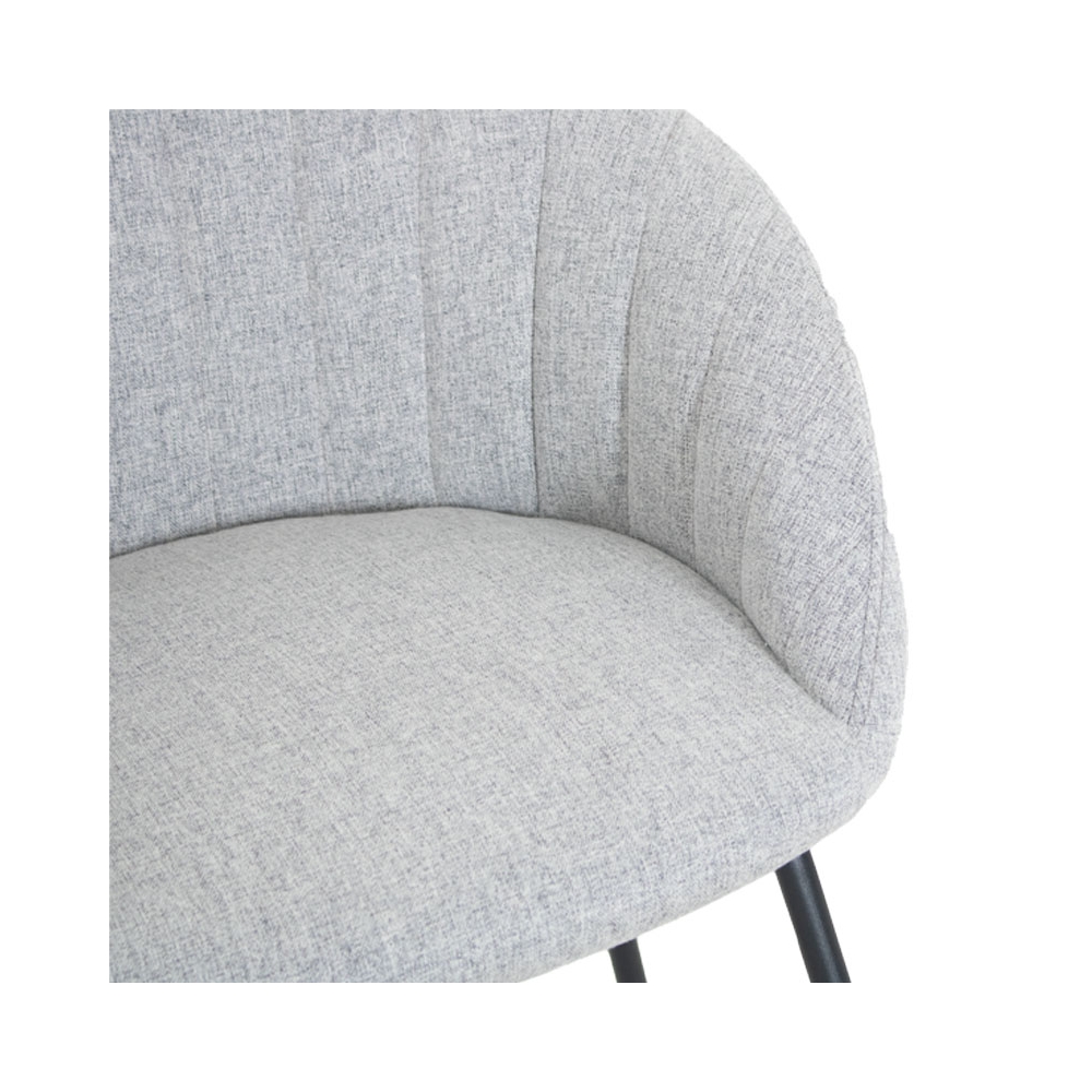 Barstool Jersey Tela Gris Claro