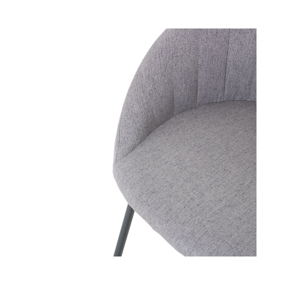 Barstool Jersey Tela Gris Oscuro