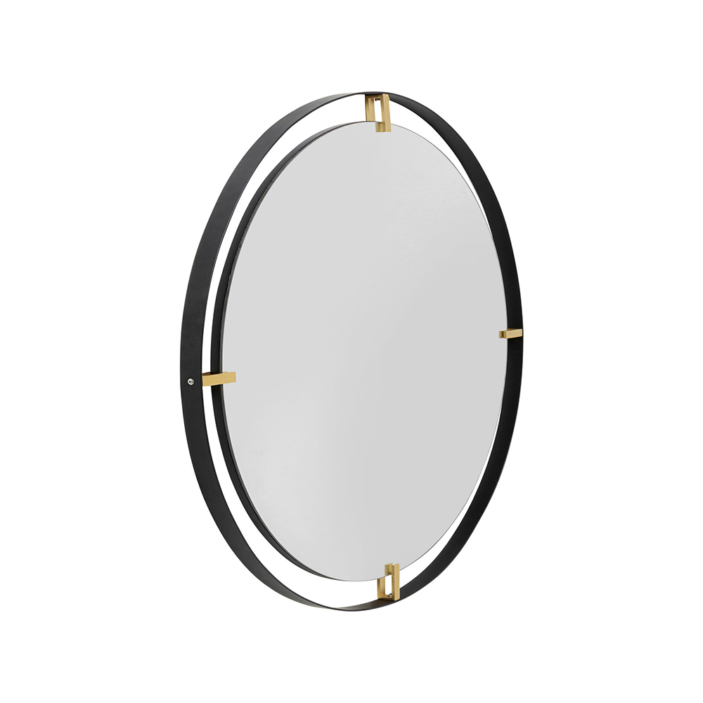 Espejo Betsy Frame Redonda Metal Ø90Cm